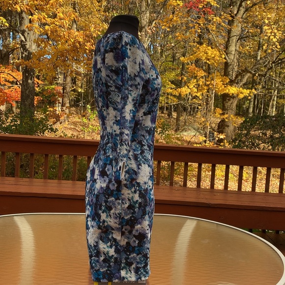 Badgley Mischka multi color dress, excellent Condition, measurements in photos. - Picture 4 of 12